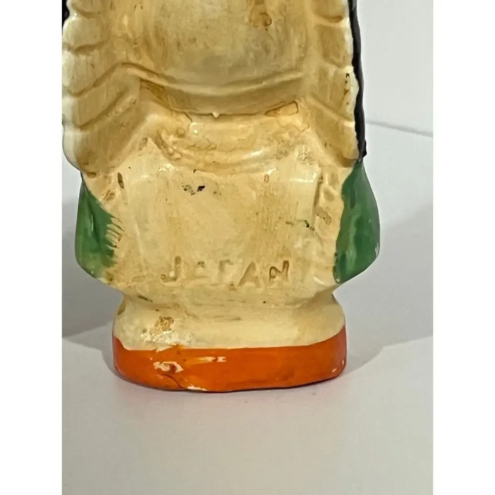 Vtg Native American Salt Pepper Shakers‎ Pair Southwestern Kitsch Made In Japan